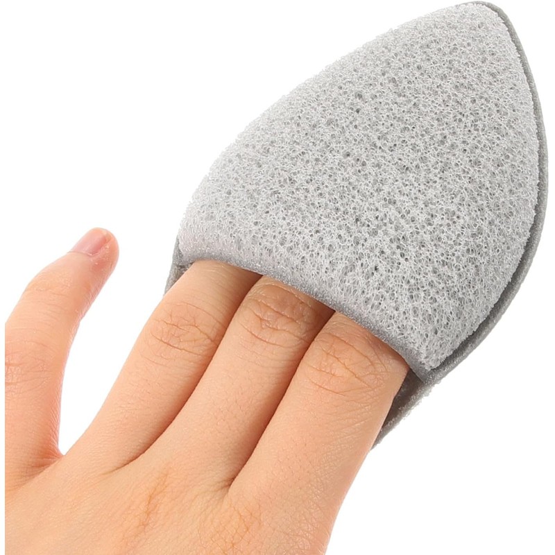 Esponja Facial para Lavar el Rostro, Punta Exfoliante, Poliuretano