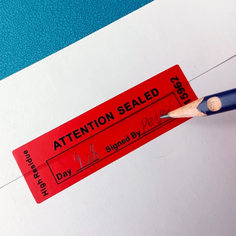 Stamp Evident - Void, Sealed Warranty Sticker, Security Label 25