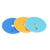 3Pcs Diamond Polishing Pad 4in Grinding Tool Set Kit for