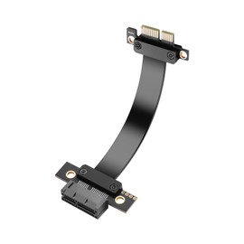 SinLoon PCIe 4.0 X1 Riser Cable 180 Degree PCI-E 1X Male to Female Riser Extension Cord - 1818 (10CM)