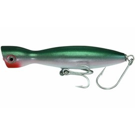 Super Strike Little Neck Popper 2-3/8oz Green/White PP5W-009