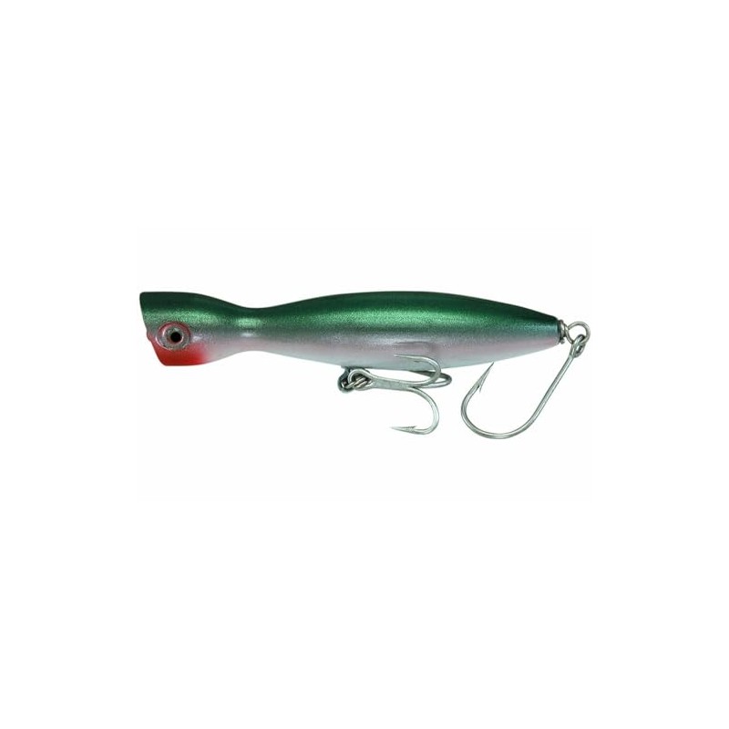 Super Strike Little Neck Popper 2-3/8oz Green/White PP5W-009
