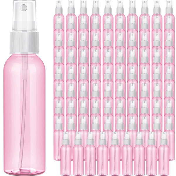 Tanlade 90 Pcs Plastic Spray Bottle Fine Mist 4 Oz/120ml