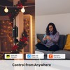 WiFi Dimmer Plug Outdoor Smart Outlet Compatible with Alexa and