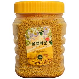 Domestic bee pollen (dried) edible pollen pollen, 500g, 1 piece / 국산 꿀벌 벌화분(건조) 먹는 꽃가루 화분, 500g, 1개