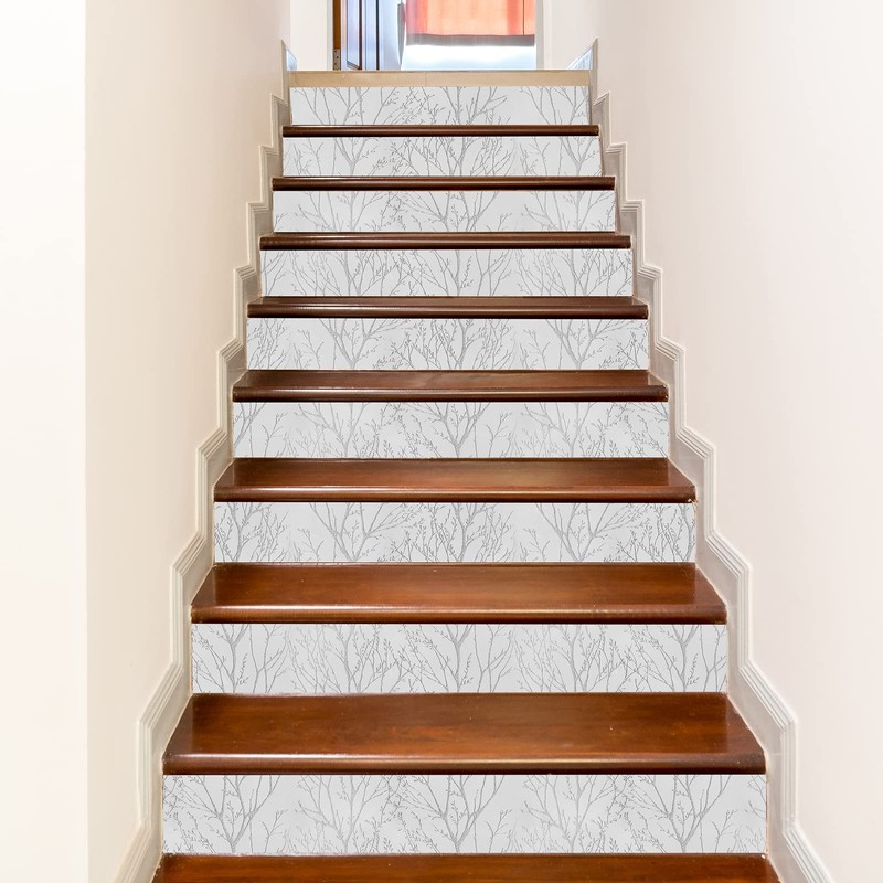 Okydoky Treetops Peel and Stick Wallpaper, Wood Wallpaper Self Adhesive,