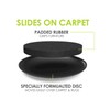 Slipstick 3-1/2 Inch Round Furniture Sliders for Carpet & Rugs