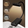 COKWEL Rechargeable Clip On Reading Lamp, 9 Led 90 Hours