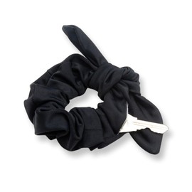 Bandits Scrunchie Keychain with a Hidden Pocket | Ring Black - Silver Key Ring