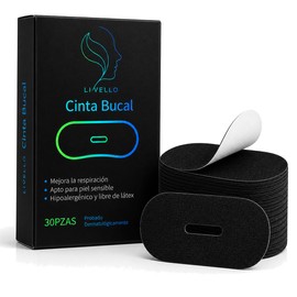 LIVELLO Cinta Bucal para Dormir, 30 Piezas                                                                                                            