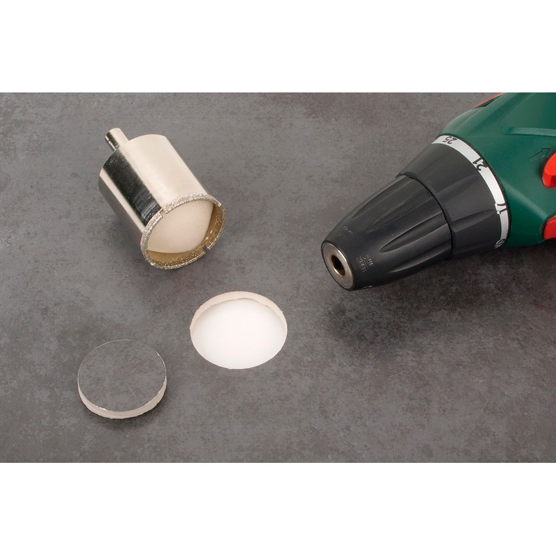 Wolfcraft 5931000 Diamond Ceramic Hole Saw accessory with 10 mm