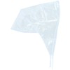 CTM® Women's Plastic Rain Bonnet, Clear
