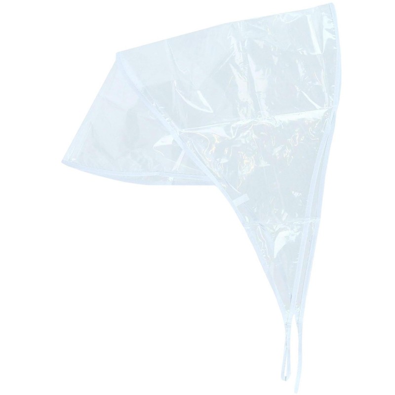 CTM® Women's Plastic Rain Bonnet, Clear