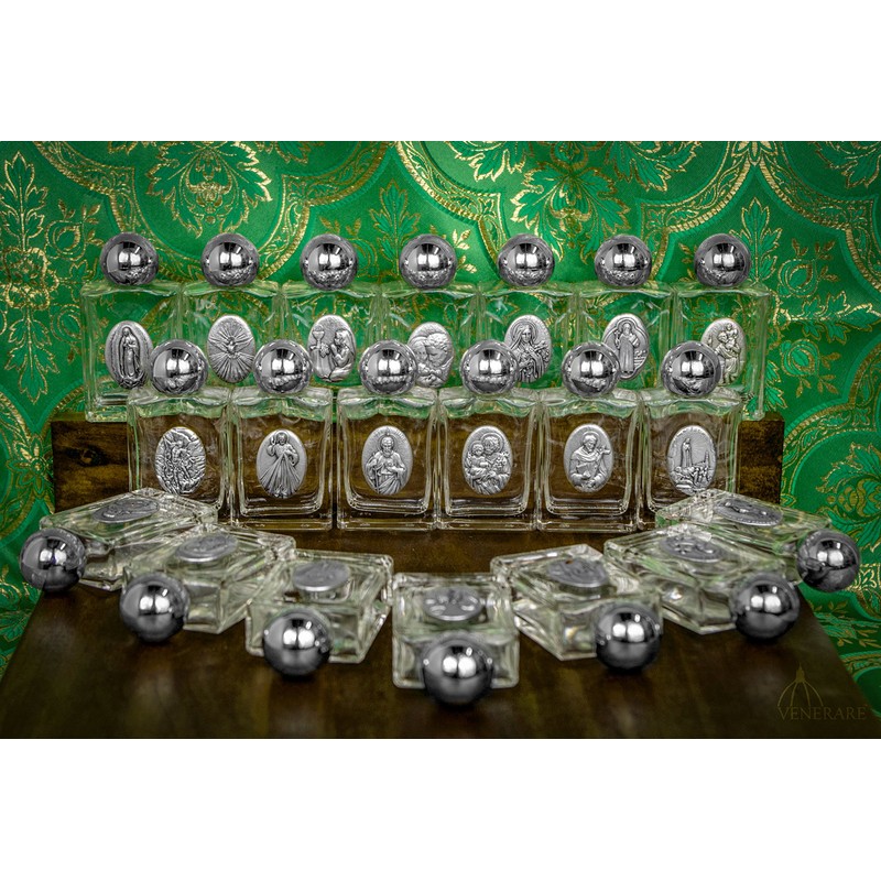 Venerare Glass Holy Water Bottle (Saint Joseph)