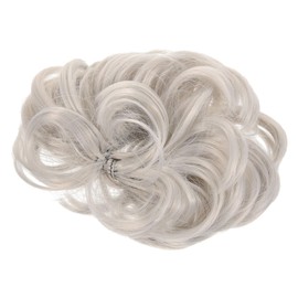 Baluue Style Hair Bun Extension Wig Bun Tail Hair Extension Wave Curly Fashion for Women for Party Ball Gathering
