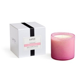 LAFCO New York Signature Candle, Duchess Peony - 15.5 oz - 90-Hour Burn Time - Reusable, Hand Blown Glass Vessel - Made in The USA