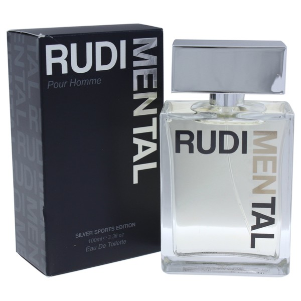 RudiMENtal Silver Sports Edition Eau de Toilette Spray for Men,