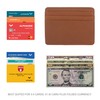 ALPHAHIDE Real Leather Credit Card Holder - Ultra Thin Design