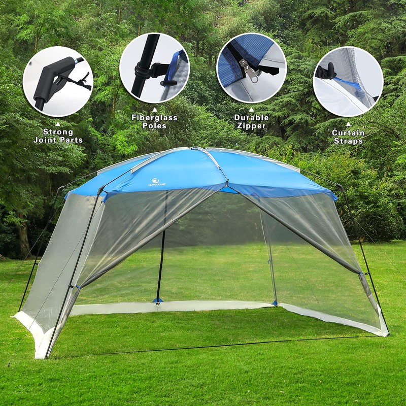 LET'S CAMP Screen House Tent 13"X 9",Netted Canopy Mesh Tents