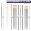 The Quilted Bear Gold Eye Crewel Embroidery Needles 3/9-16 Large