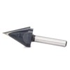 Insert Carbide V-Groove 45-Degree Router Bit 1/4 Inch Shank, Replacement