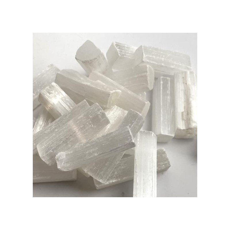 VIE VIE Selenite Chunks & Sticks, 1kg Pack, 5cm