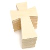 Package of 100 Unfinished Wood Celtic Cross Cutouts for Kids