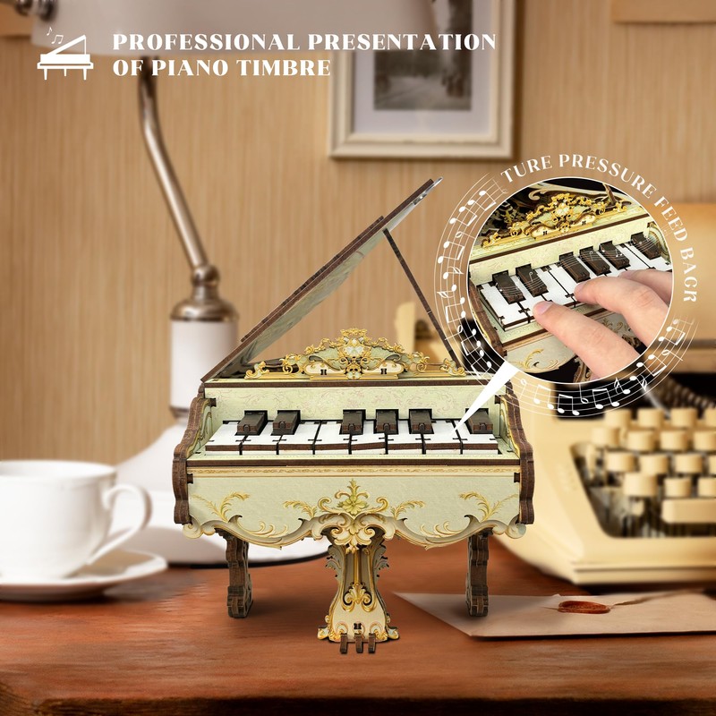 CUTEROOM 3D Wooden Piano