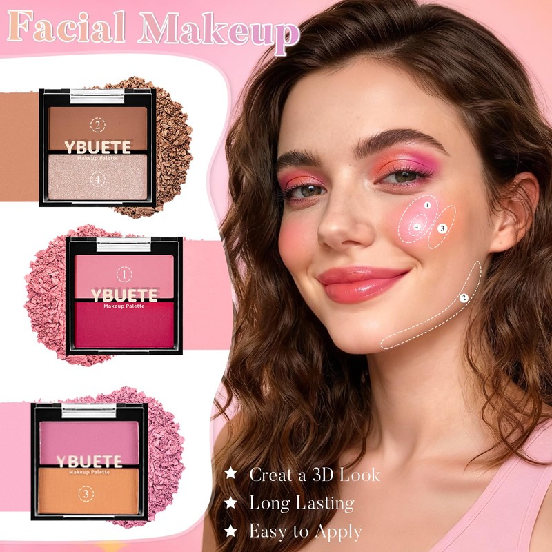 Beginner Makeup Set for Teen Girl Women, Makeup Present for