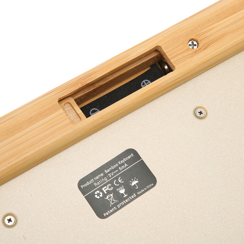 Computer Wireless Devices 2.4GHz Wireless Connection Plug and Play Bamboo