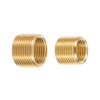 PATIKIL 10pcs M14xM12x10mm M12xM10x10mm Screw Reducing Nut Insert Male to