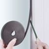 Weatherstrip Windproof Soundproof Waterproof Gap Filler for Window Sashes 2mm 9mm White 5ea