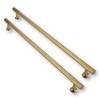 CABDM 1 Pack 18inch(457mm) Center to Center Appliance PullsBrushed Brass