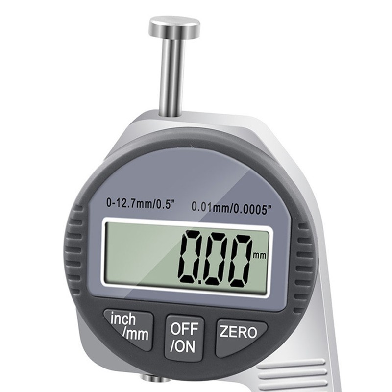 Digital Thickness Gauge Inch/ Metric Thickness Measuring Tools 0-0.5 Inch/
