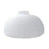 TopAAA 18” White Round Paper Lantern, Rice Paper Lamp Shade,