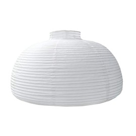 TopAAA 18” White Round Paper Lantern, Rice Paper Lamp Shade, Hanging Paper Lamp Paper Lantern Lamps (White-18inch-2PCS)