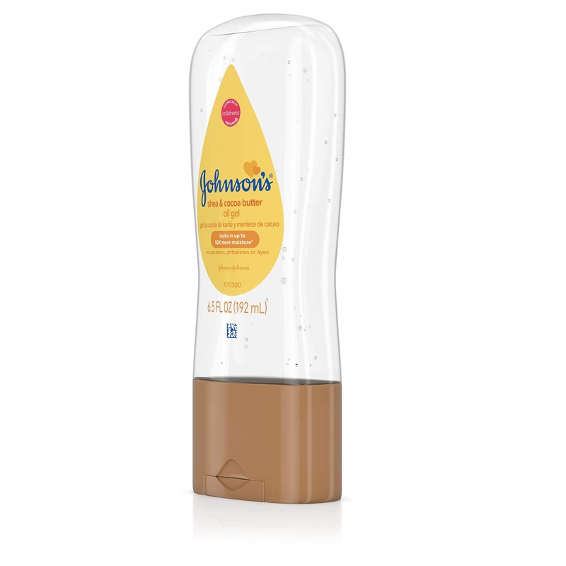 Johnson & Johnson Baby Oil Gel, 6.5 Ounce