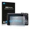 Savvies Pack of 6 Screen Protectors Compatible with Sony Cyber-Shot