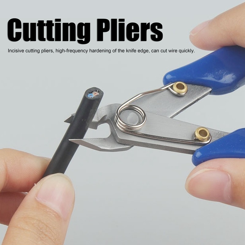 Electronic Diagonal Pliers Cutter Portable Stainless Steel Electric Wire Cutting