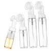BIUDECO 4pcs Travel Soap Container Foaming Pump Bottle Refillable Hand