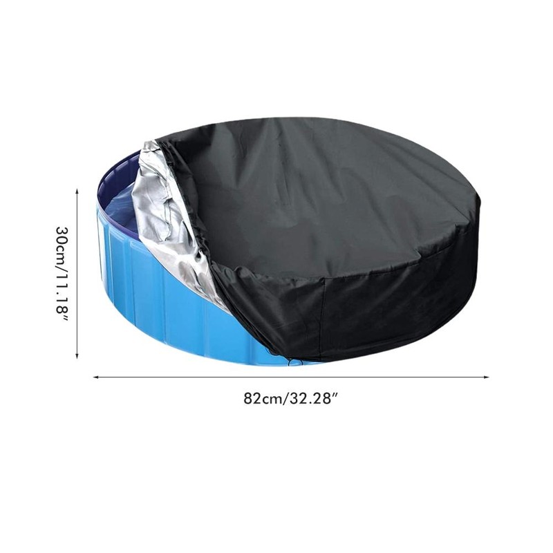 Pool Protective Cover Foldable Kids Pet Pool Bathtub Cover for
