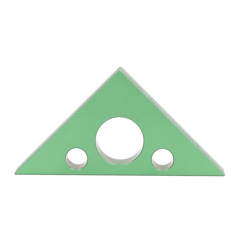 3in Right Angle Measure Ruler Thick Aluminum Alloy 45 Degree