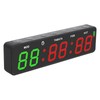 Portable Gym Timer Clock,6.8in Small Magnetic Interval Workout Timer,LED Wall