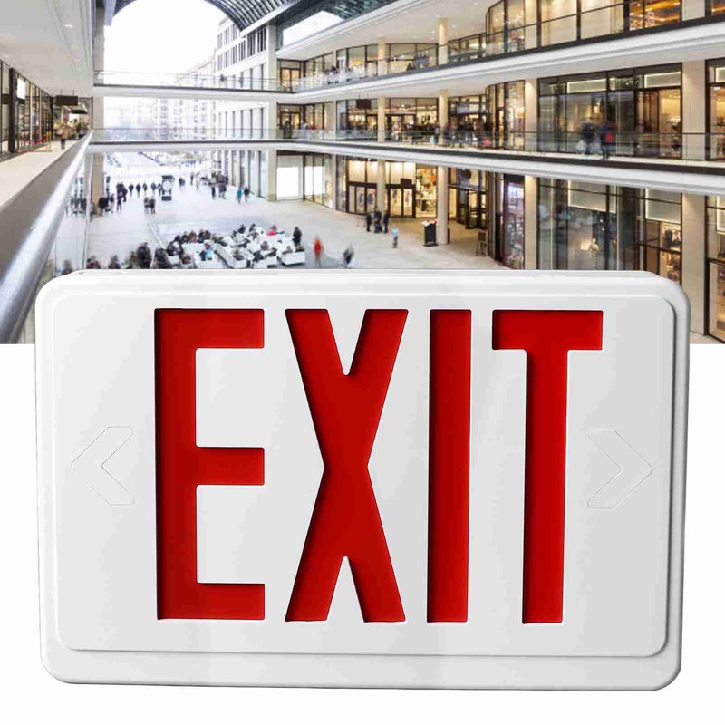 LED Emergency Exit Sign Professional IP30 Protection Grade Long Lasting