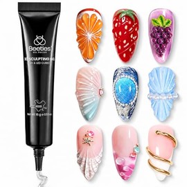 Beetles Gel Esculpido 3D Transparente para Uñas 15 ml