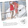 LALAFINA 2 Sets Stainless Steel Boat Deck Drain Plug Durable