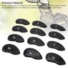 Golf Iron Head Covers, 12Pcs PU Golf Head Covers with