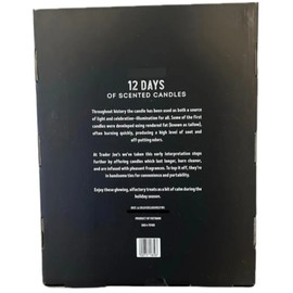 Trader Joe's 12 DAYS OF SCENTED CANDLES ADVENT CALENDAR Holiday 2024 NEW