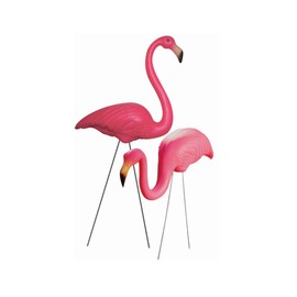 Union 62360 Original Featherstone, Pink Flamingo Yard Lawn Ornaments, 38" -Set of 2