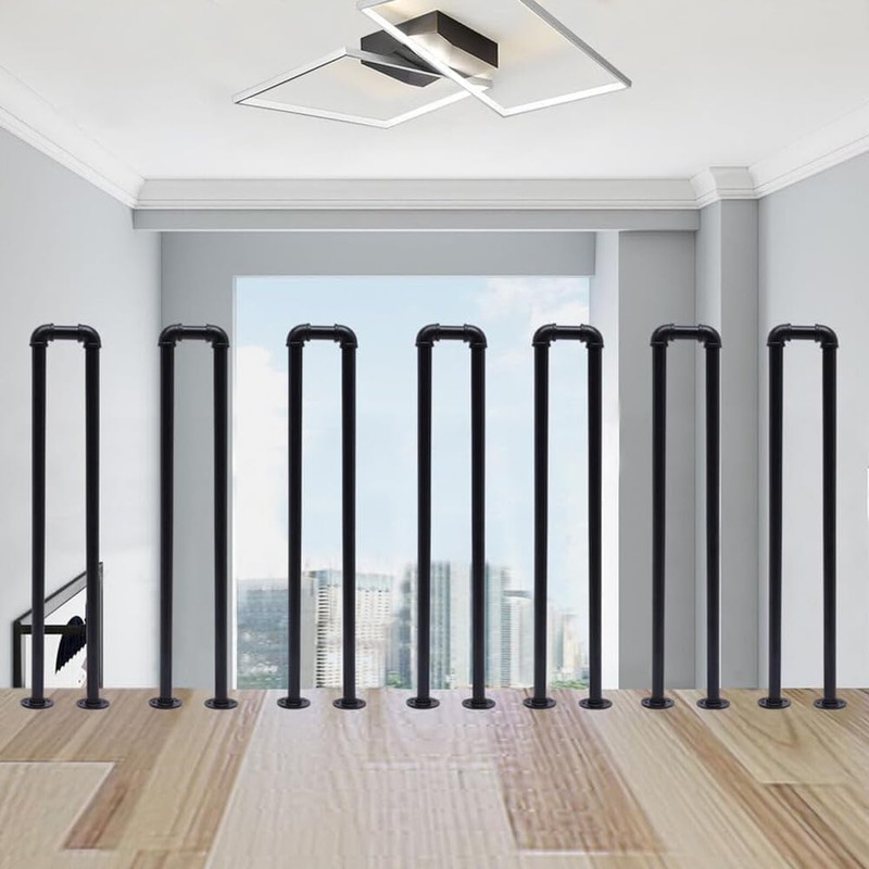 U-Shaped Stair Handrail,Hand Rails for Outdoor Steps,Stair Handrail, Indoor Stair
